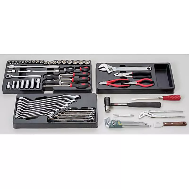 TONE Tool Set Tsa350 9.5 mm Square Drive, TSA350 (Set of 72 Pcs)