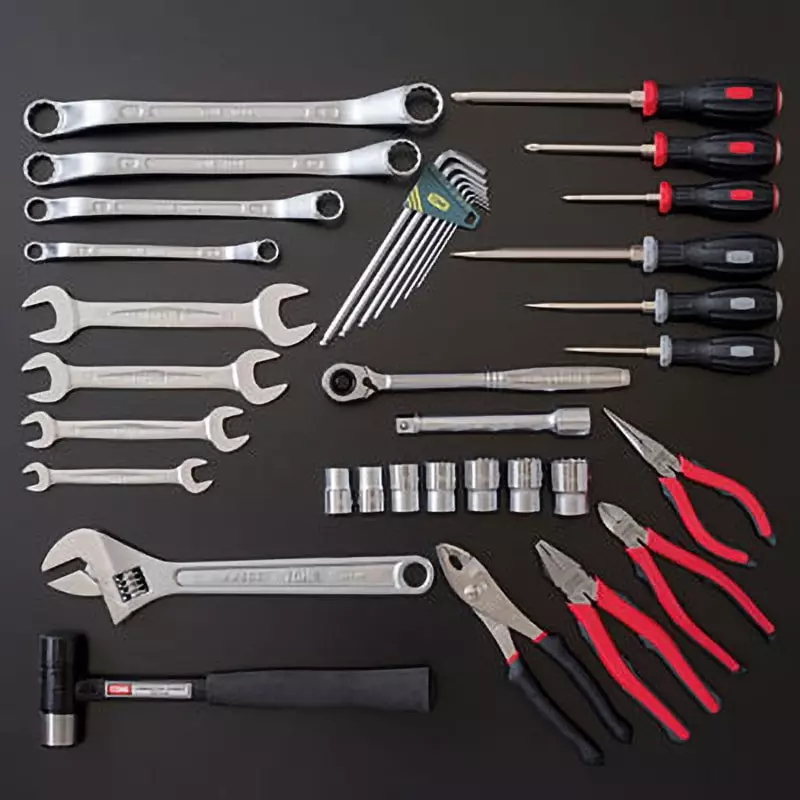 TONE Tool Set Bx230 Specification Tss452 12.7 mm Square Drive, TSS452 (Set of 37 Pcs)