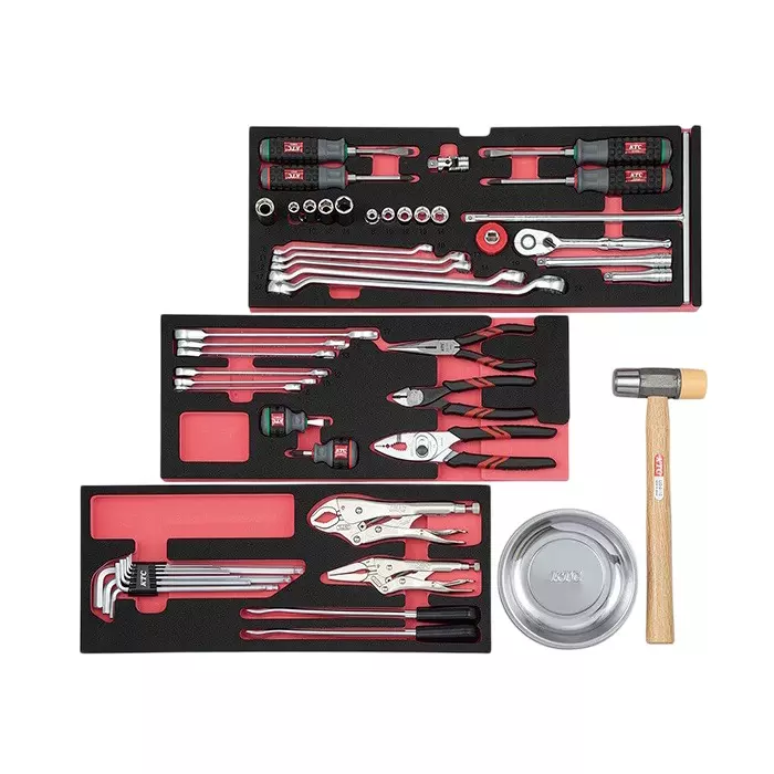 Ktc Motorcycle Tool Set 9.5 mm Sq. Drive, SK3510XMC