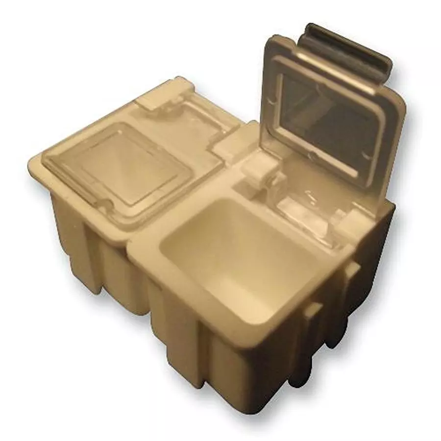 LICEFA Box, Smd, 16X12X15Mm, B=White, L=Transp, SMD-BOX N1-2-3-2-1