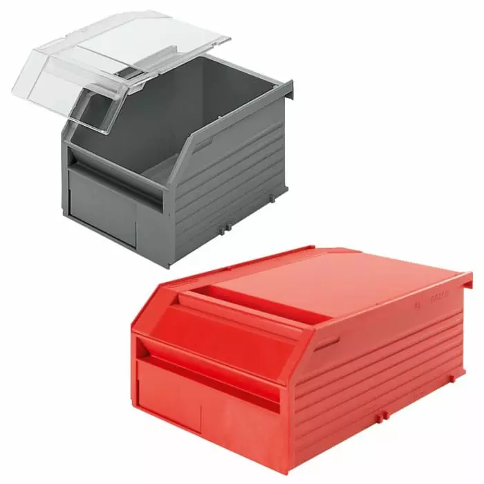 Bosch Rexroth ABS Storage Bin, 173 mm x 82 mm x 50 mm, Grey, 3842344750