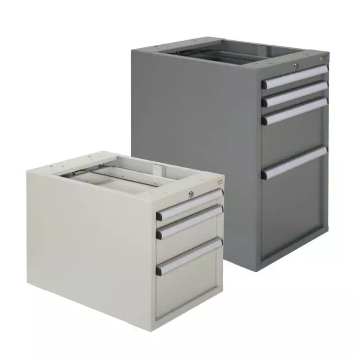 Bosch Rexroth 3 Cabinet, Steel, 430 mm x 401 mm x 360 mm, Grey, 3842546539