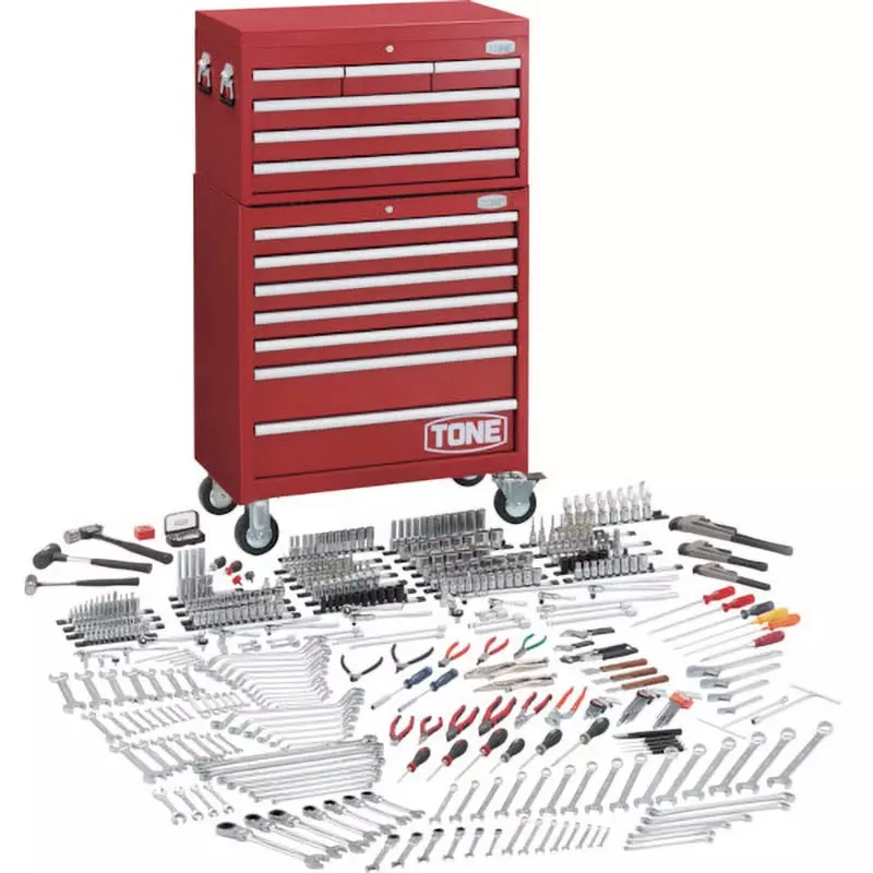 TONE Wide Cabinet Set 6.35 - 9.5 - 12.7 mm Square Drive, TCX961T