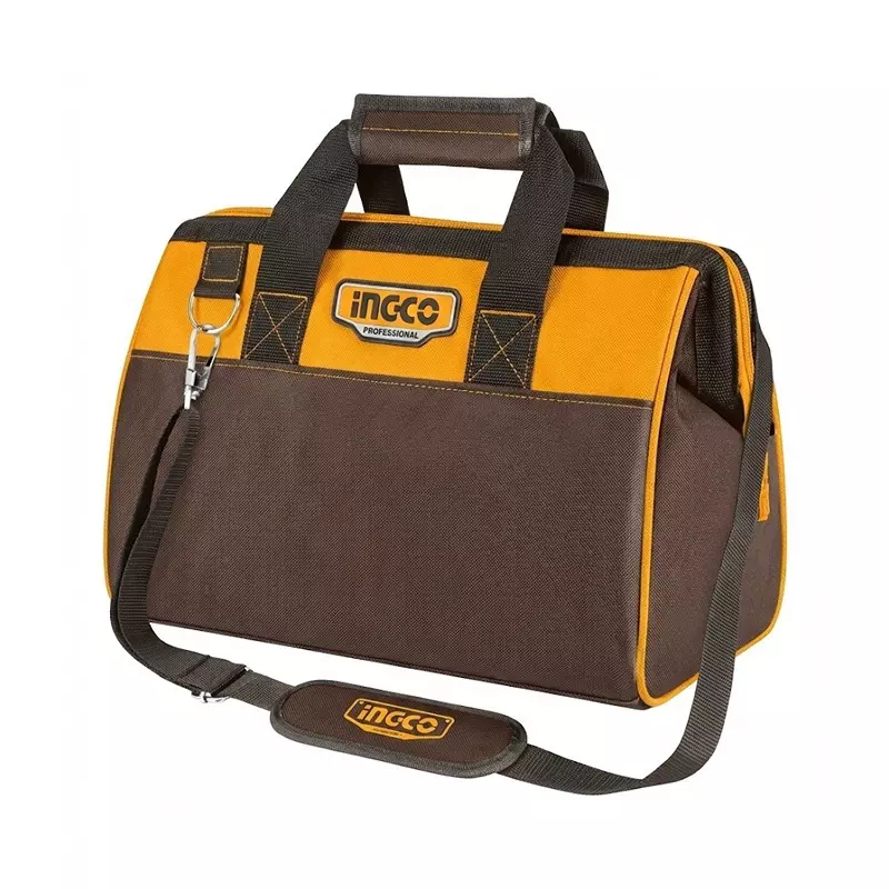 Ingco Tool Bag 19 inch (482.6 mm) Size, 18 Kg Load Capacity Made of 1680D Polyester, HTBG281928