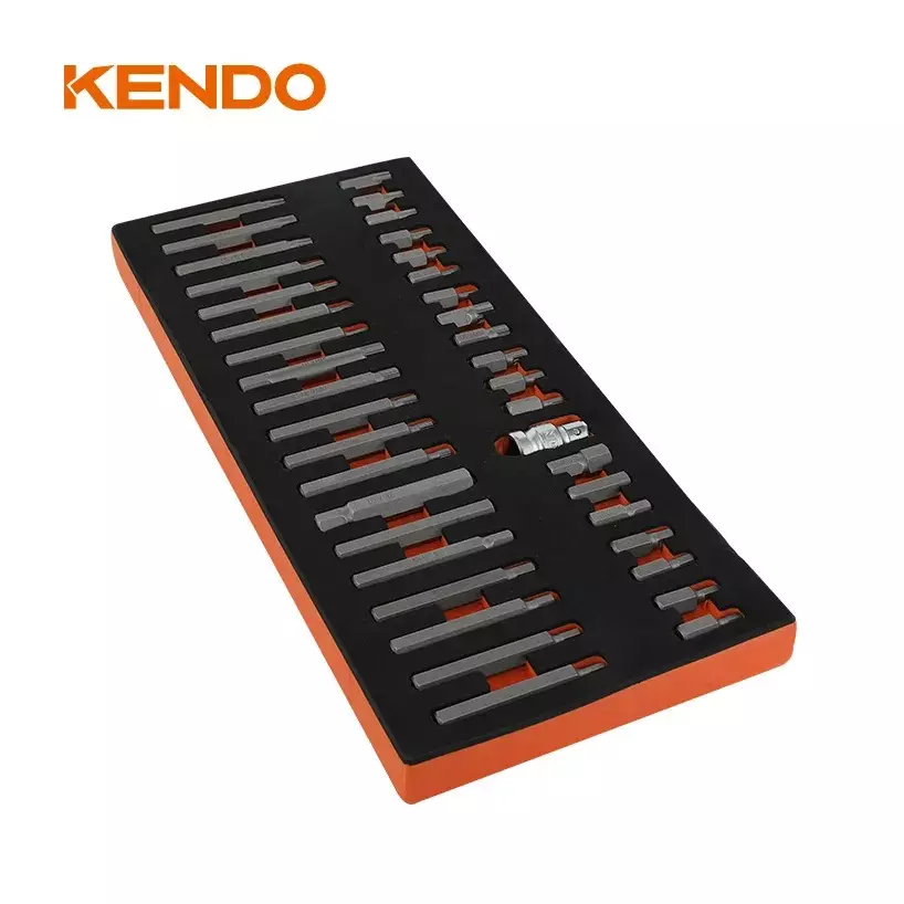 kendo-cabinet-tool-trolley-6-drawer-9-trays-with-146-pcs-tools-orange-black-90335