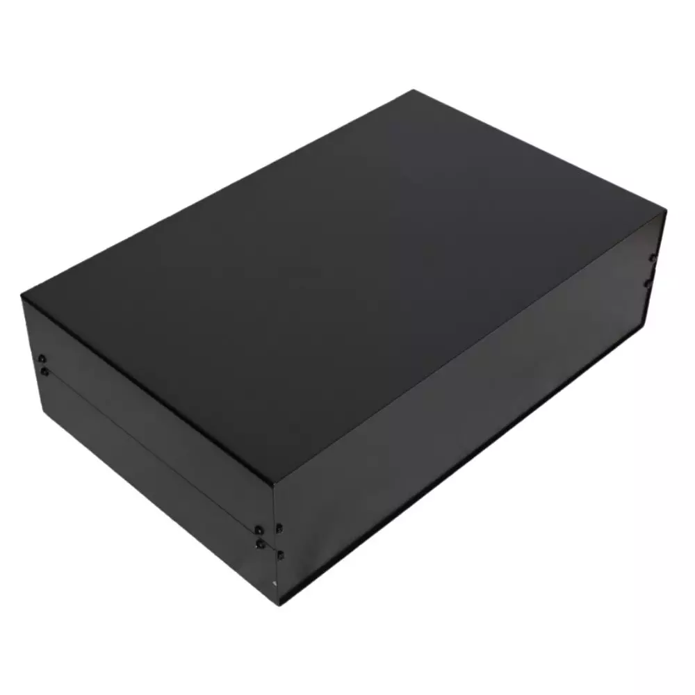 RS PRO Aluminium Case 300x474x134 mm Aluminium Black 2450 g ZR300 IP40, 2883202