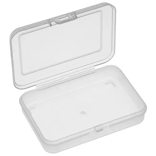 MULTICOMP PRO Boxes STORAGE BOX, 1 COMPARTMENT, CLEAR, 102VN