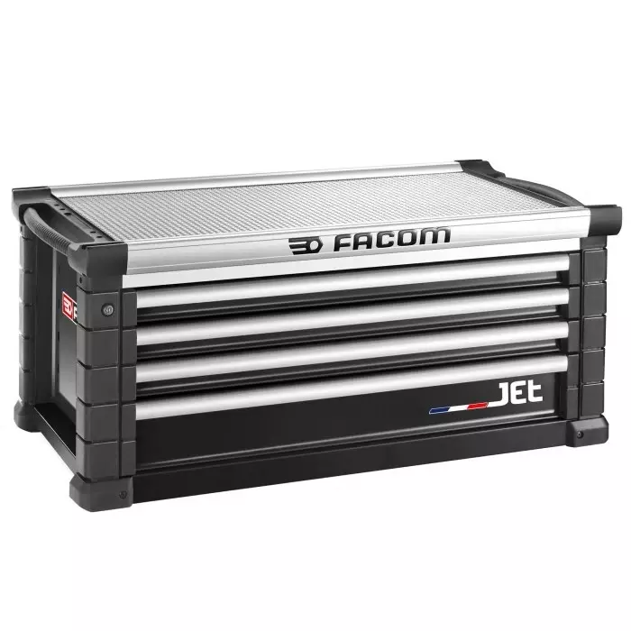 Facom 4 Drawer Aluminium Tool Chest, JET.C4NM5A