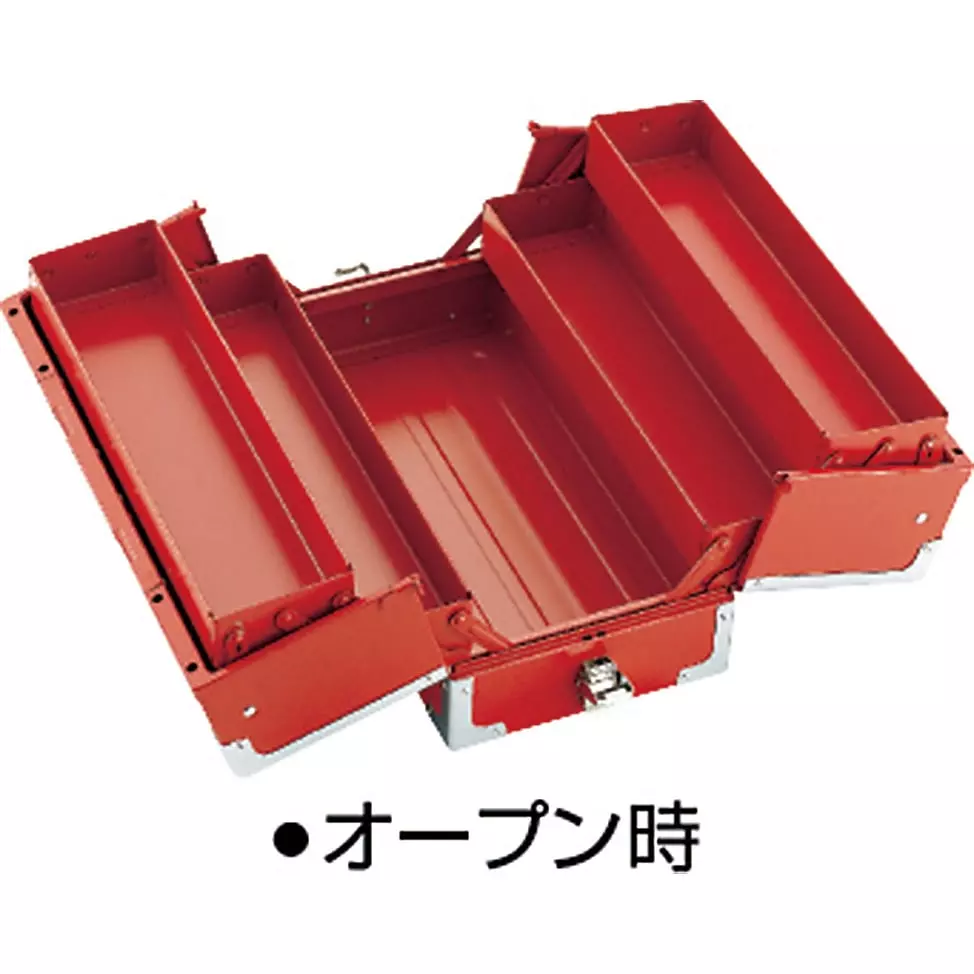 tone-tool-case-metal-v-type-3-stage-steel-silver-220-outer-depth-bx331sv