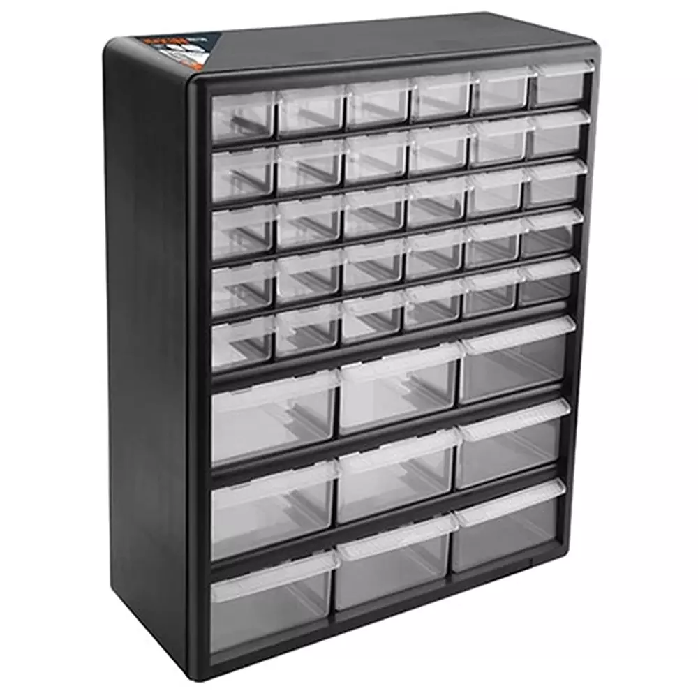 Kizer 39 Multi-Drawer Plastic Storage Cabinet With Drawers Dividers, KZ-147
