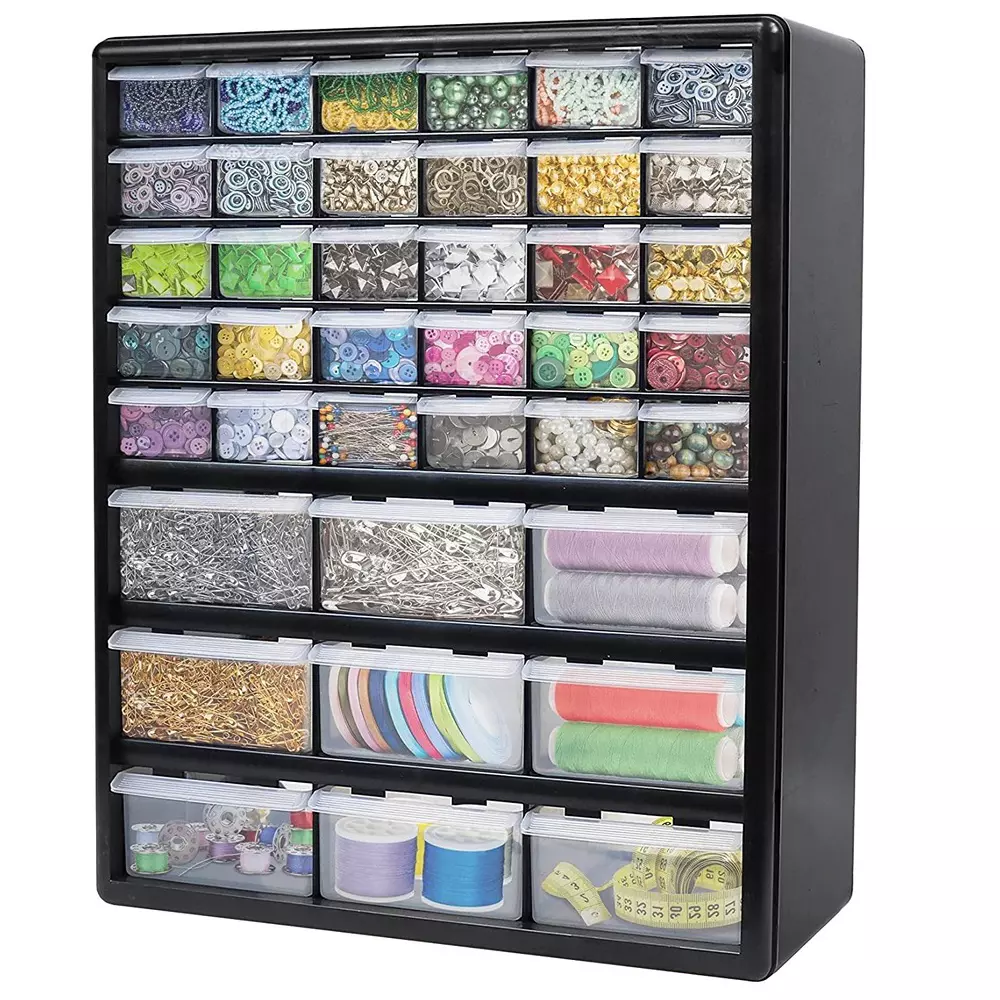 kizer-39-multi-drawer-plastic-storage-cabinet-with-drawers-dividers-kz-147