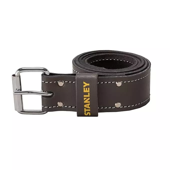 STANLEY Leather Belt Dark Brown Color 305 mm Length and 85 mm Width, STST1-80119