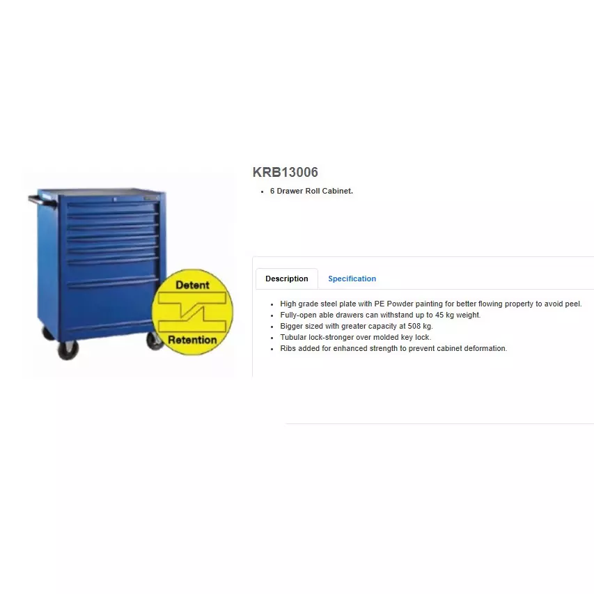 blue-point-26-inch-6604-mm-size-roller-cabinet-blue-color-with-6-drawers-and-pe-powder-painted-matte-finish-steel-plate-body-krb13006inprb