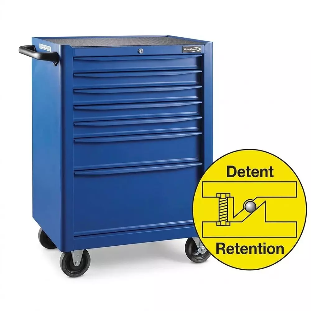 blue-point-26-inch-6604-mm-size-roller-cabinet-black-color-with-7-drawers-and-pe-powder-painted-gloss-finish-steel-plate-body-krb13007inblk