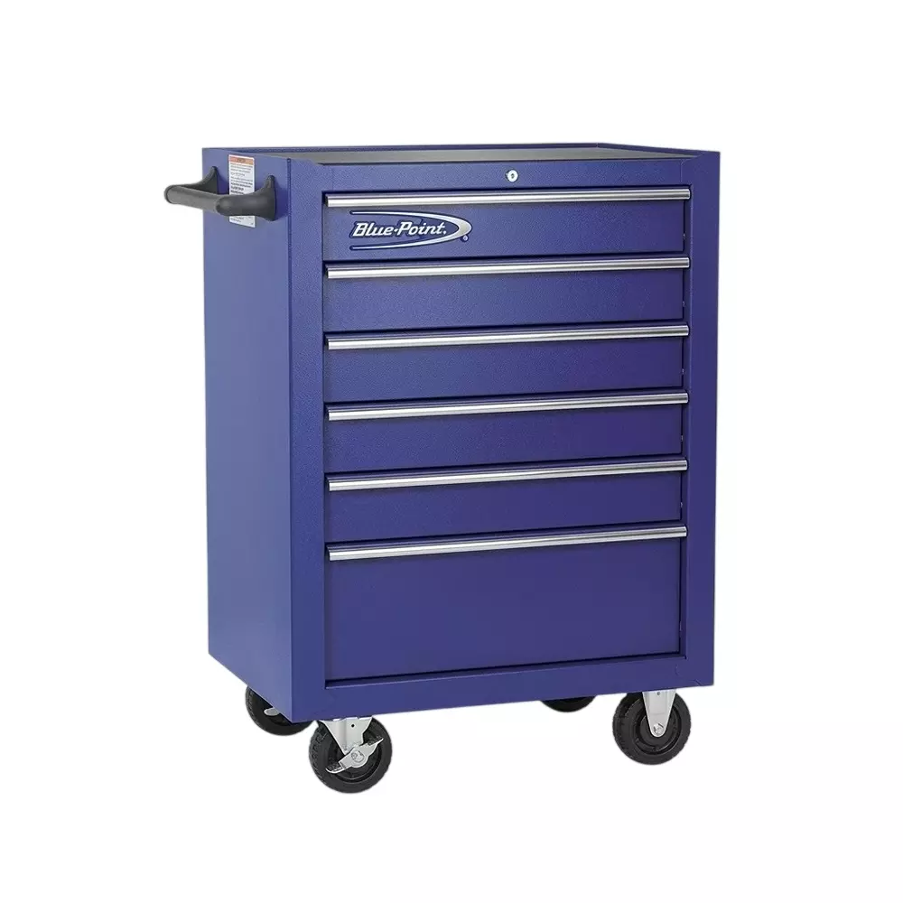 Blue-Point Economy Roller Cabinet Blue Color with 6 Drawers and 25 Kg Per Drawer Capacity, KRBIN23006BLU