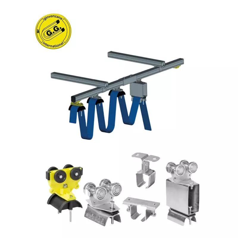 GIOVENZANA Festoon System Kit Multicolor 100 - 150 Kg/m Load Capacity Mild steel for Industrial Use