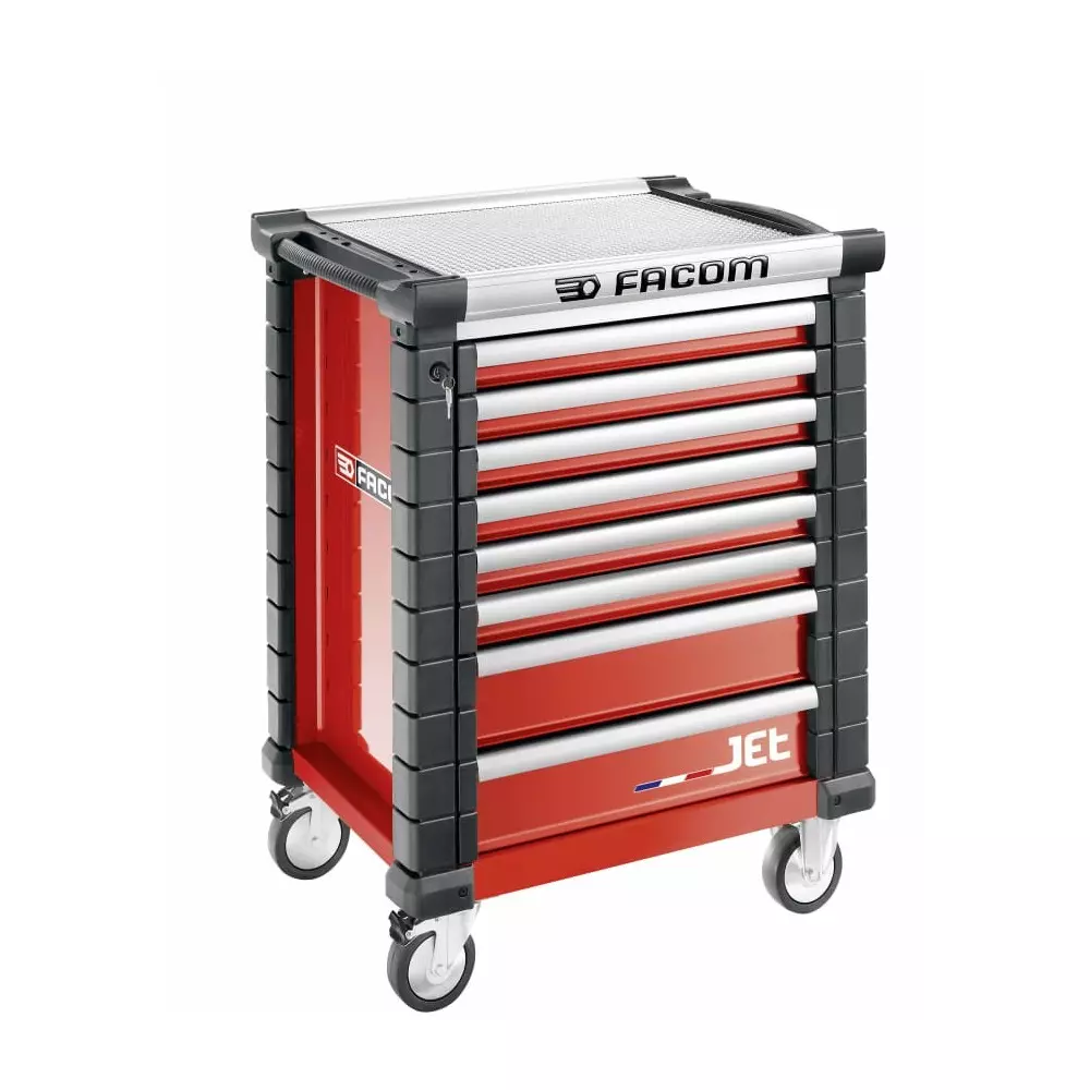 Facom 8 Drawer Wheeled Tool Chest, JET.8M3APF