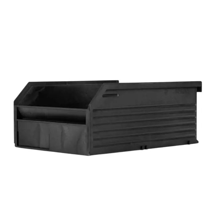 Bosch Rexroth Plastic Storage Bin, 245 mm x 173 mm x 100 mm, Black, 3842346283