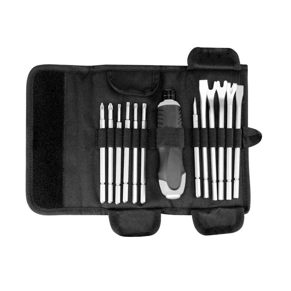 Groz Automotive Maintenance Tool Kit S2 Steel S2 Steel Bit Material, MPRY/13/ST (13 Pcs Set)
