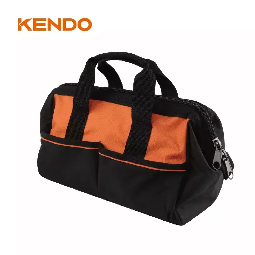 kendo-multifunctional-open-mouth-tool-bag-nylon-320x160x200-mm-with-5-side-pockets-90162