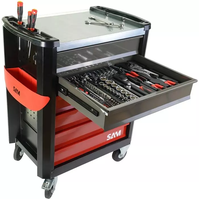Sam Wheeled Tool Trolley 6 Drawer Trolley, CPP-230MS