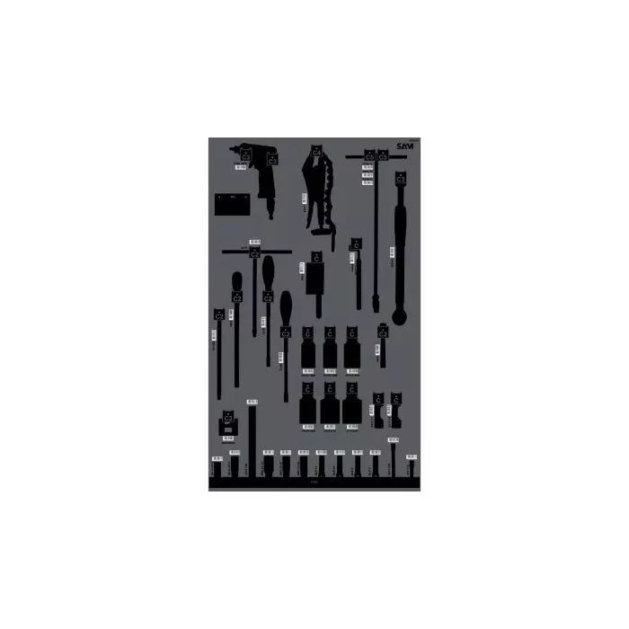 Sam Tool Panel Wall Mount Panel, PAN-maIN-N