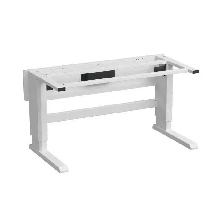 Treston Epoxy Powder Coated Steel (Frame) Workbench 400 Kg MaxLoad Adjustable Height 700-1100 mm, 10349016P