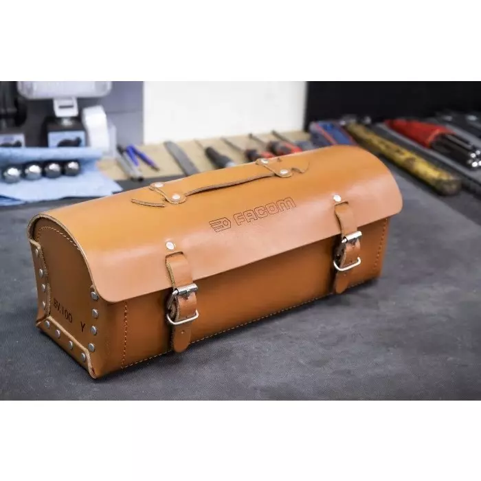 Facom Leather Tool Bag 350mm x 120mm x 120mm, BV.100