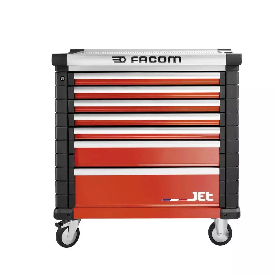 Facom 7 Drawer Wheeled Tool Chest, JET.7M4APF