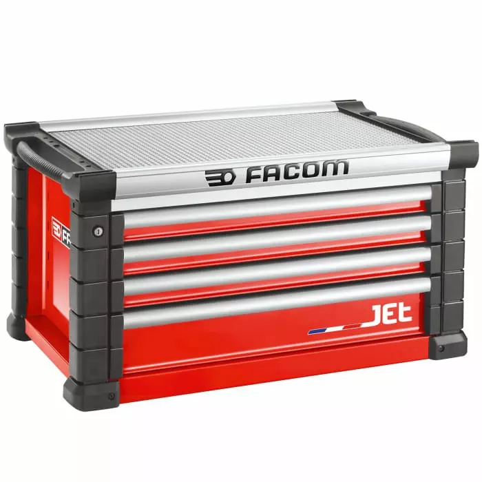 Facom 4 Drawer Aluminium Tool Chest, JET.C4M4A