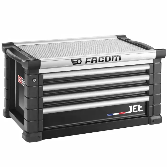 Facom 4 Drawer Aluminium Tool Chest, JET.C4NM4A