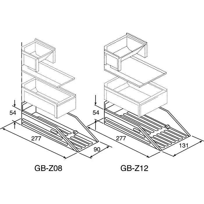 Bosch Rexroth Plastic Storage Bin, 277 mm x 131 mm x 54 mm, Black, 3842346291