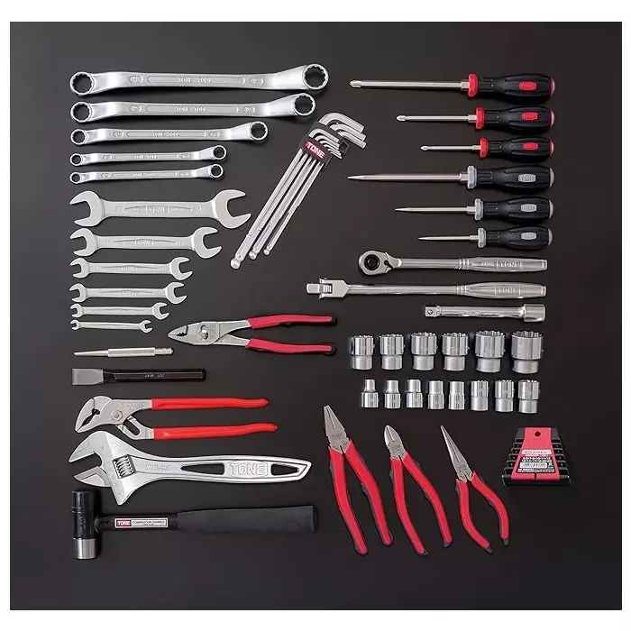 TONE Tool Set Steel Lemon Yellow 220x433x240 mm, TSS4331LY