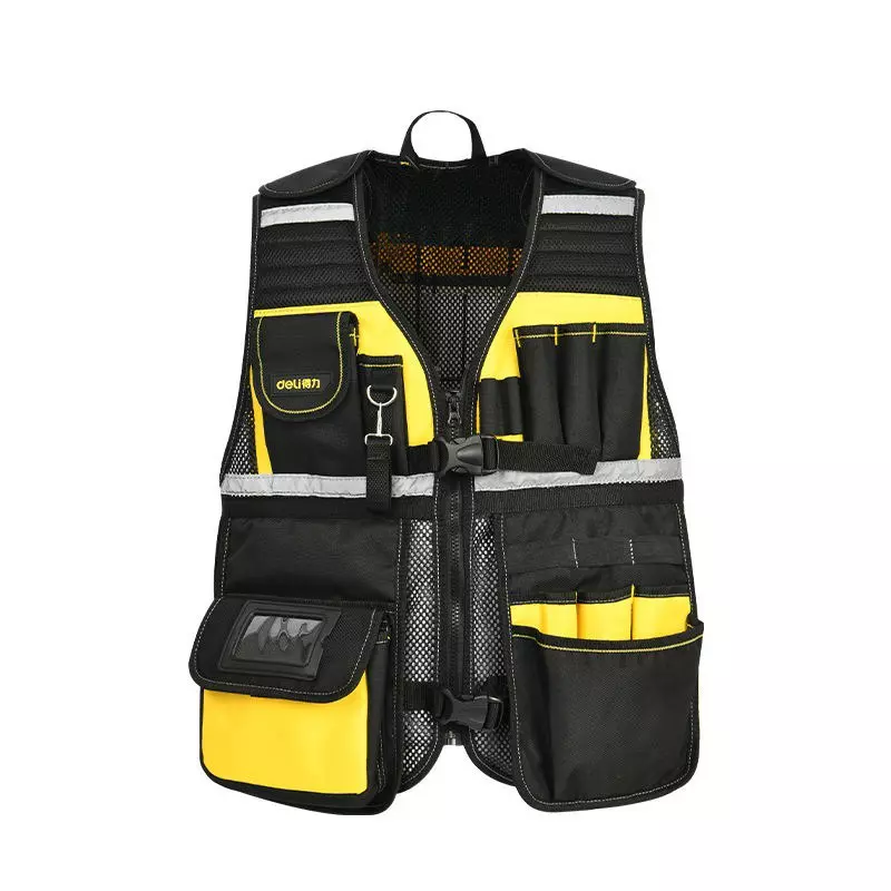 DELI Tool Vest All in One 600D Material, High Density, 5 Kg Load Capacity, EDL586113