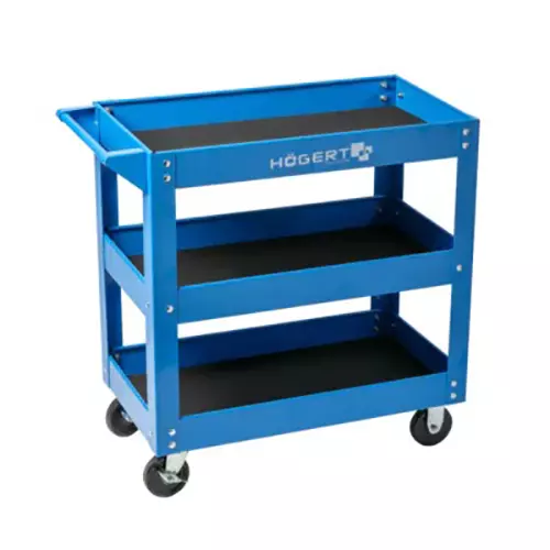 Hogert Technik Workshop Trolley 110 Kg Maximum Load Capacity and 3 Shelves, HT7G570