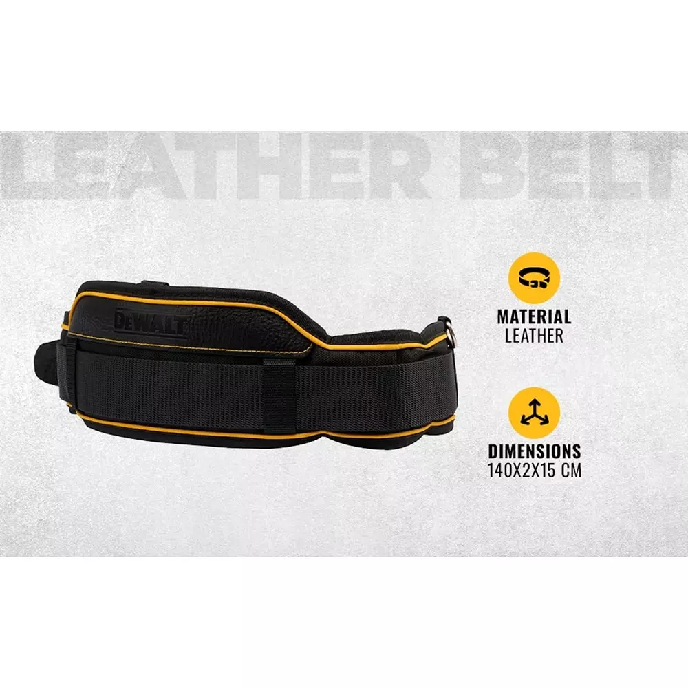 dewalt-heavy-duty-leather-tool-belt-black-yellow-color-with-2-pin-belt-buckle-and-breathable-mesh-padding-dwst1-75651