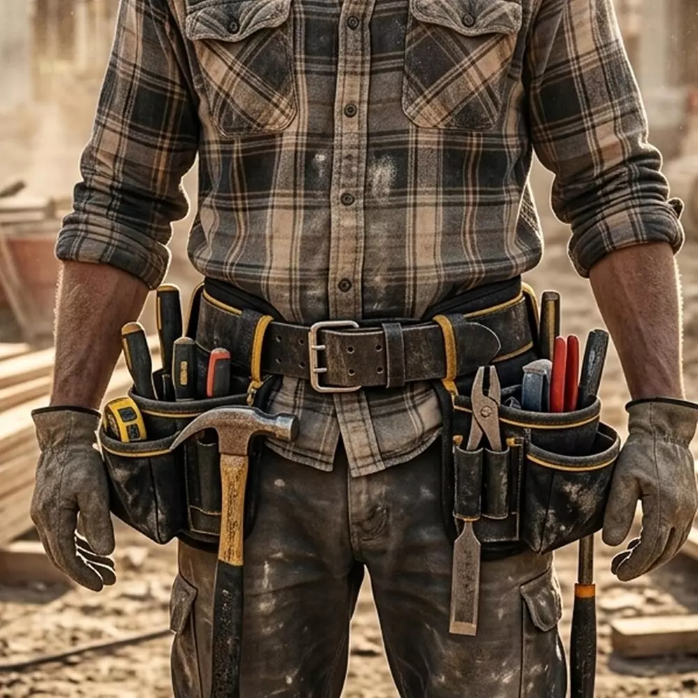 dewalt-heavy-duty-leather-tool-belt-black-yellow-color-with-2-pin-belt-buckle-and-breathable-mesh-padding-dwst1-75651