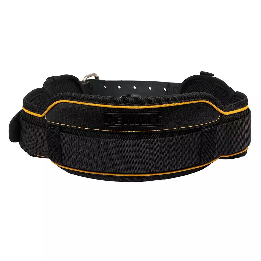 dewalt-heavy-duty-leather-tool-belt-black-yellow-color-with-2-pin-belt-buckle-and-breathable-mesh-padding-dwst1-75651