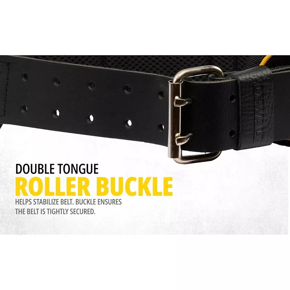 dewalt-heavy-duty-leather-tool-belt-black-yellow-color-with-2-pin-belt-buckle-and-breathable-mesh-padding-dwst1-75651