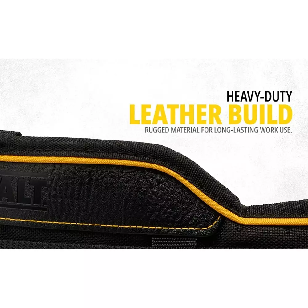 dewalt-heavy-duty-leather-tool-belt-black-yellow-color-with-2-pin-belt-buckle-and-breathable-mesh-padding-dwst1-75651
