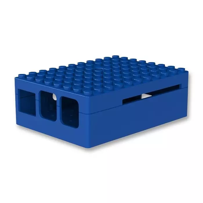 MULTICOMP PRO Raspberry Pi Enclosures & Cases PIBLOX RASPBERRY PI ENCLOSURE - BLUE, CBPIBLOX-BLU.