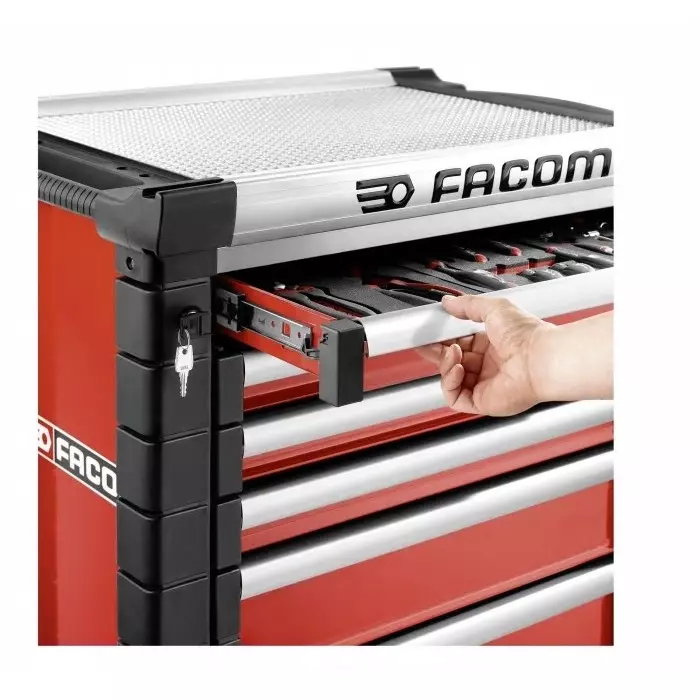 Facom 6 Drawer Steel Wheeled, JET.6M3APF