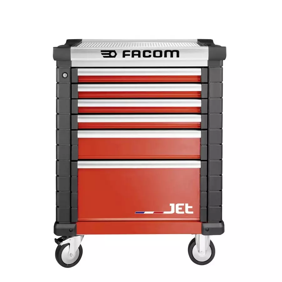 Facom 6 Drawer Steel Wheeled, JET.6M3APF