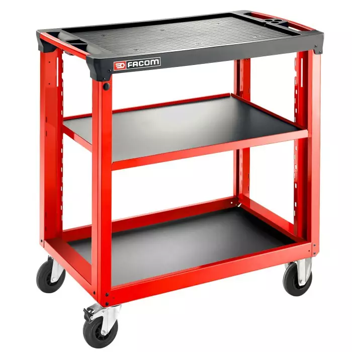 Facom Polypropylene with Fiber Wheeled Tool Trolley, ROLL.UC3SM4