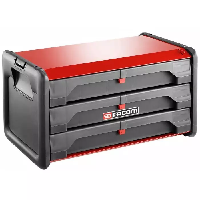 Facom 3 Drawer Metal Tool Chest, BT.203