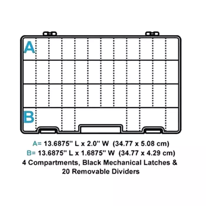 Flambeau Box Translucent Polypropylene, T5007