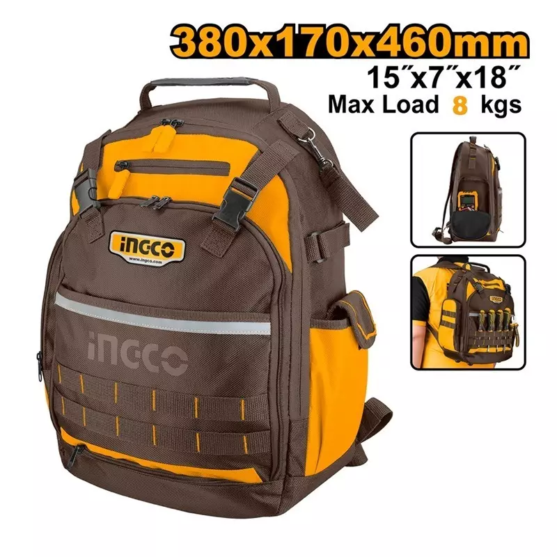 ingco-tool-bag-back-pack-38-x-17-x-46-cm-size-8-kg-load-capacity-made-of-polyester-oxford-1680d-hbp01028
