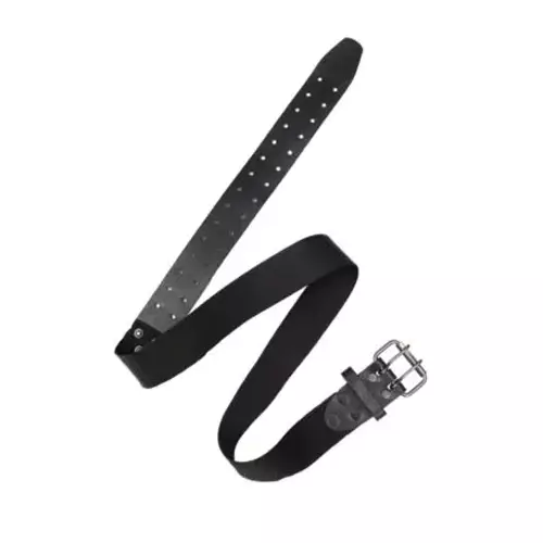 Hogert Technik Leather Strap 143 x 5 cm Black Color for Attaching Work Bags with Waist, HT7G230