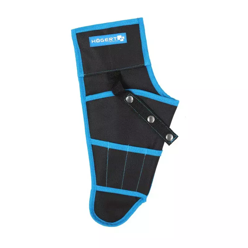 Hogert Technik Belt Pocket Made of Oxford 600D Polyester in Black and Blue Color, 19x40 cm, HT7G233