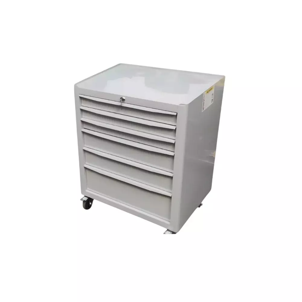 Blue-Point 6 Drawers Roll Cabinet Grey Color Steel Body with Swivel Wheels, KRB23006INGREY